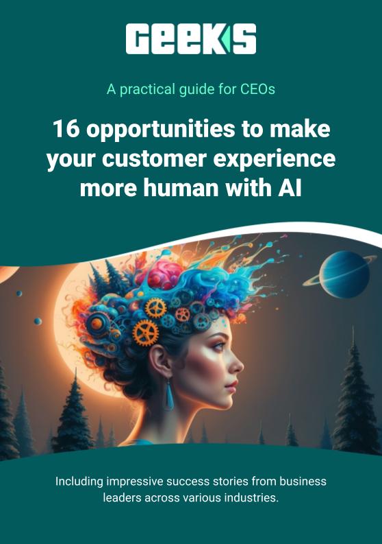 16 opportunities to make your customer experience more human with AI