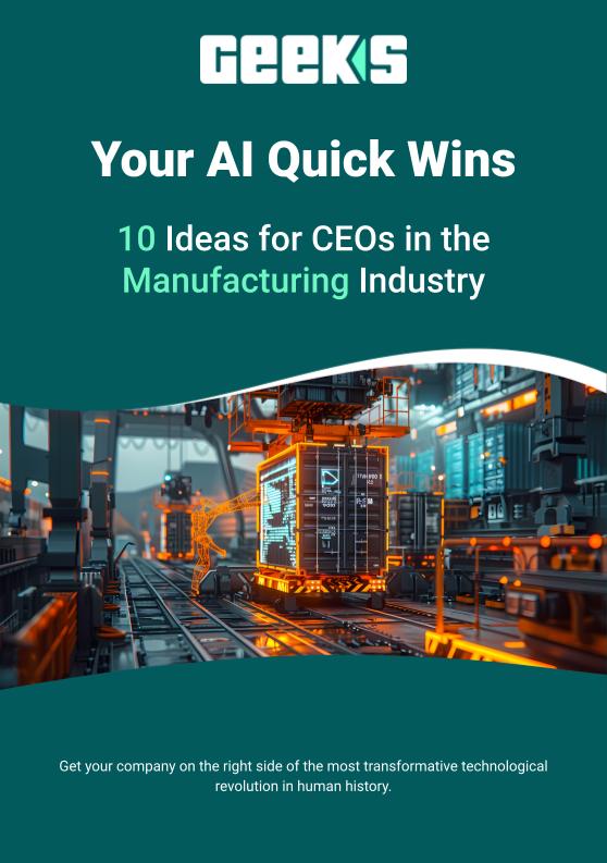 10 AI ideas for CEOs in the Manufacturing industry